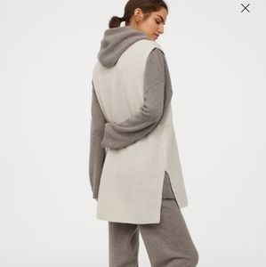 h and m knit vest
